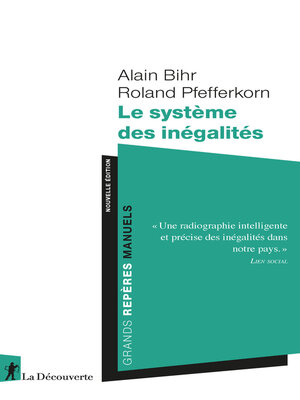 cover image of Le système des inégalités